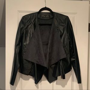 NWT Blank NYC dark green vegan leather jacket